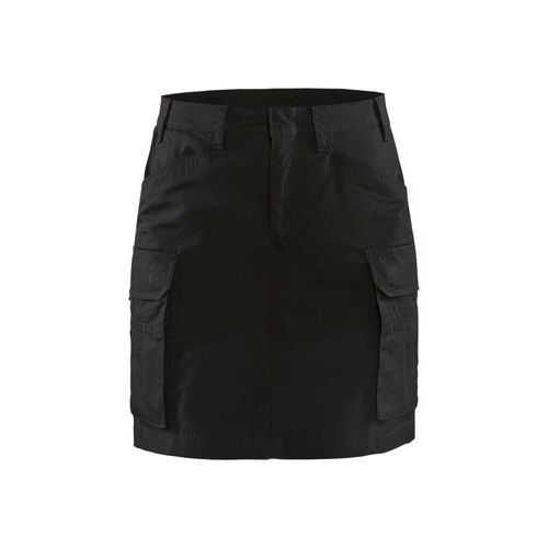 Pantaloni artigiano alta visib stretch nero/rosso fluo C48,