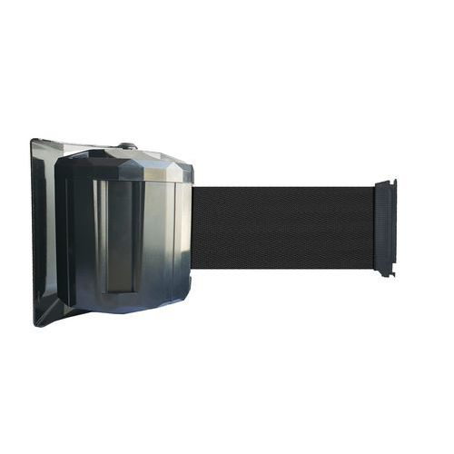 Supporto parete per esterni con nastro 10mx10cm nero ,