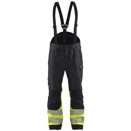 Pantaloni outdoor ad alta visibilità prima classe in nero,