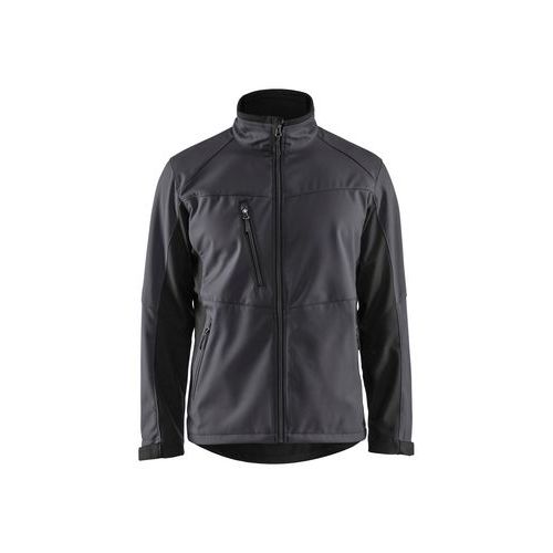 Giacca Softshell donna grigio medio e nero,