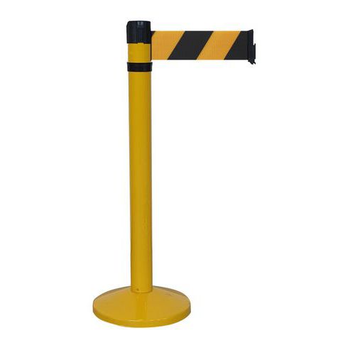 Paletto per interni giallo con nastro 4mx10cm nero/giallo ,