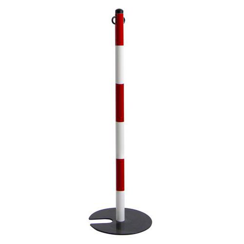 Paletto di segnalazione rosso/bianco per catena ,