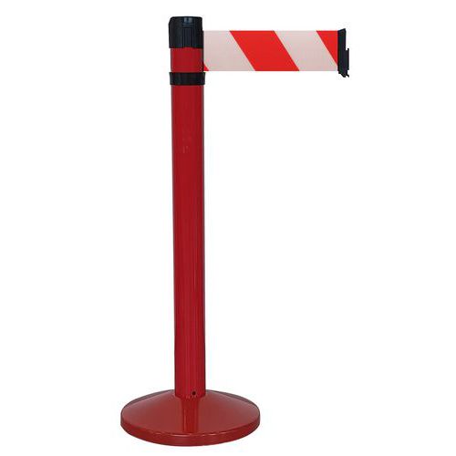 Paletto per interni rosso con nastro 4mx10cm rosso/bianco ,