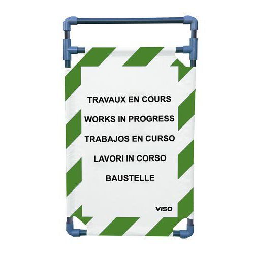 Barriera di protezione PVC 1 pannello Lavori in corso ,