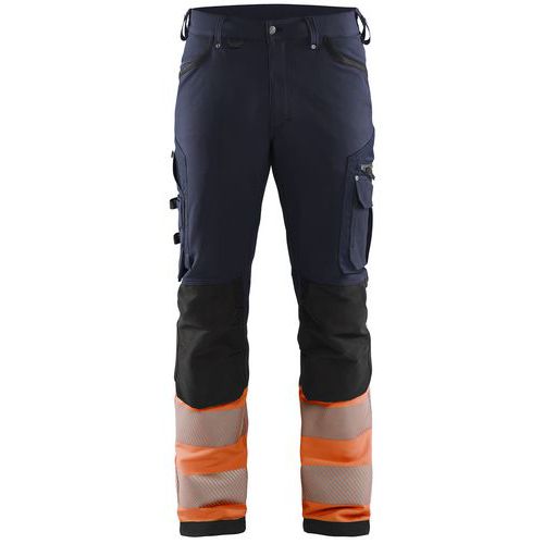 Pantaloni da lavoro stretch 2D donna nero T C44,