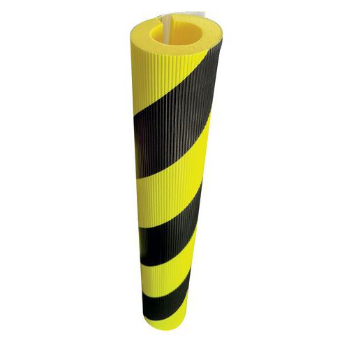 Protezione del tubo in espanso nero/giallo 30mm - 75cm,