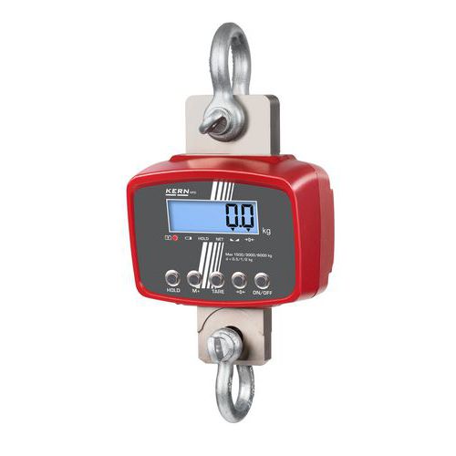 Bilancia da gru Kern HFD 3T-3M portata 3000 kg divis 1000 g,