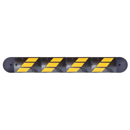 Rallentatore nero/bianco completo-Lungh 2,4m-15km/h,