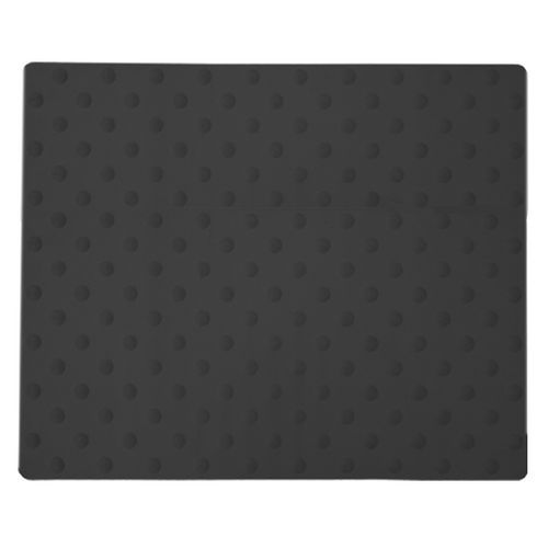 Modulo podotattile con chiodi in gomma nero,