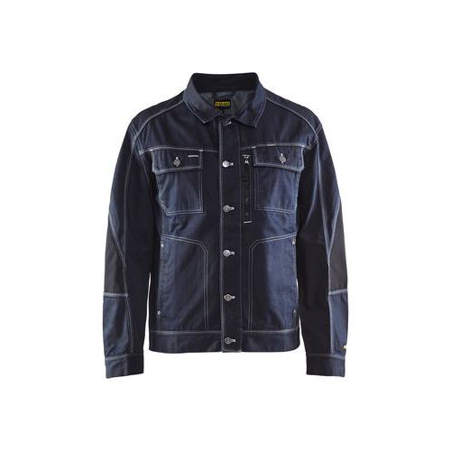 Giacca da lavoro in Cordura denim blu marina/nero,