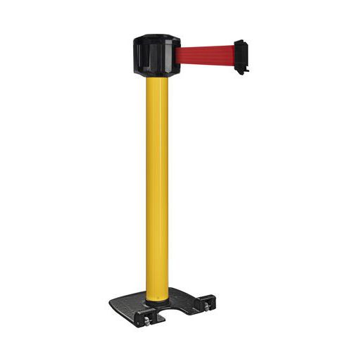 Paletto per esterni giallo con nastro 10m - Rosso,