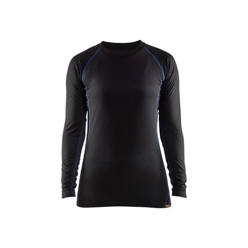 Sottomaglia e sottopantalone leggero da donna nero,