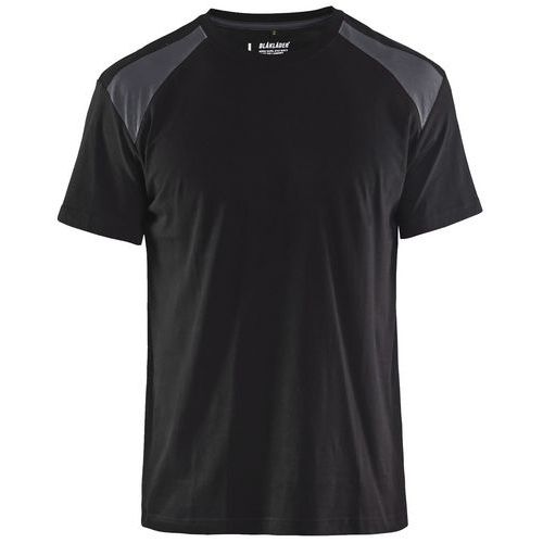 Blaklader Uomo Nero T-Shirt Bicolore - Immagine 2