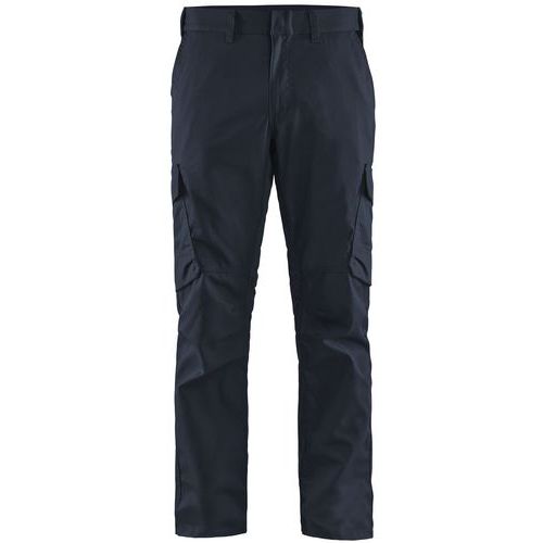 Pantaloni per industria stretch 2D blu scuro/nero D108,