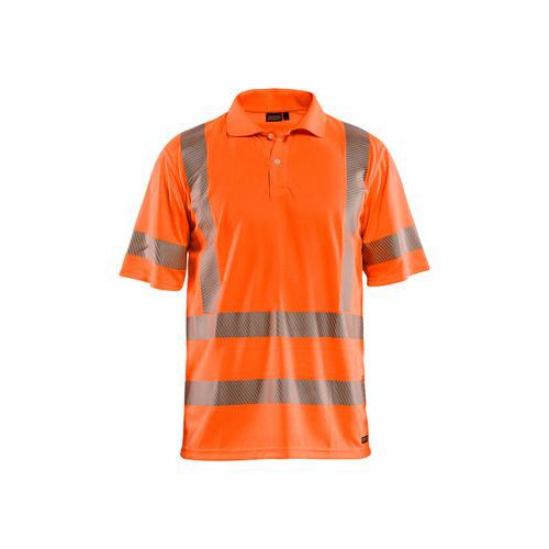 Polo ad alta visibilità in arancione fluo M,