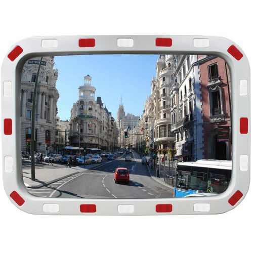 Specchio di sicurezza in policarbonato 610x430 mm  ,