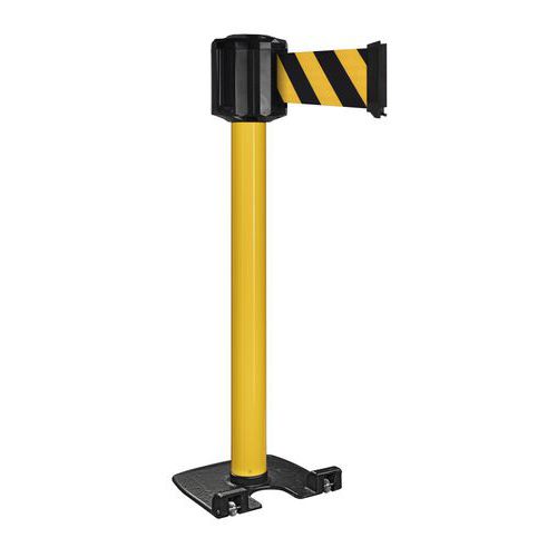 Paletto per esterni giallo con nastro 10mx10cm-Nero/giallo,