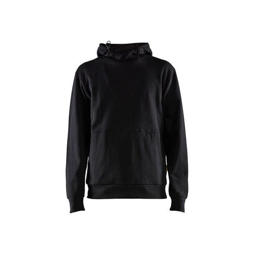 Maglia da lavoro con cappuccio in nero,