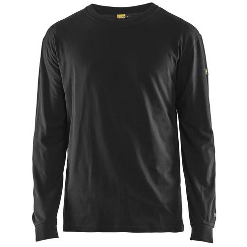 Blaklader Uomo Nero T-Shirt A Maniche Lunghe - Immagine 2