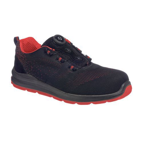 Calzature di sicurezza basse Wire Lace S1P FT08-Rosso/Nero36,