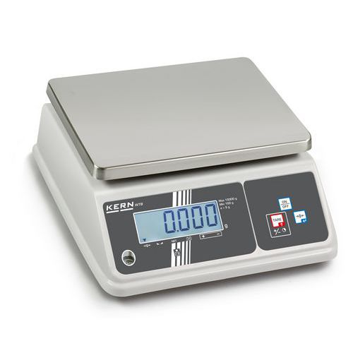 Bilancia inox WTB 1K-4N portata 1500 g divisione 0,2 g-Kern,