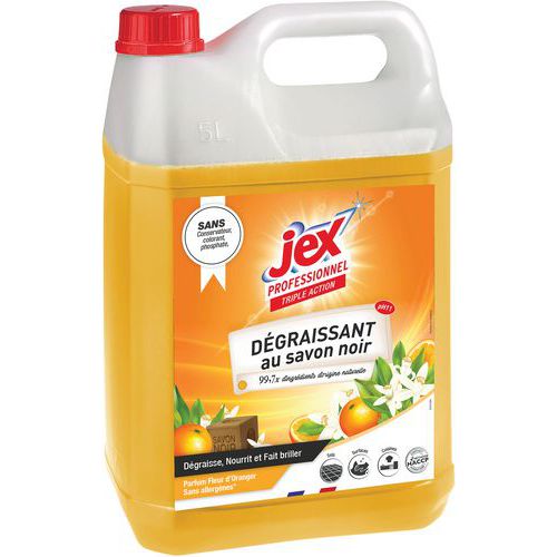 Detergente sgrassante tripla azione Fiori d'arancio - Jex,