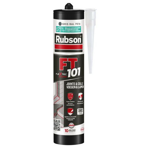 Silicone RUBSON FT 101 fughe/fessure RAL 7016 cart 280mL,