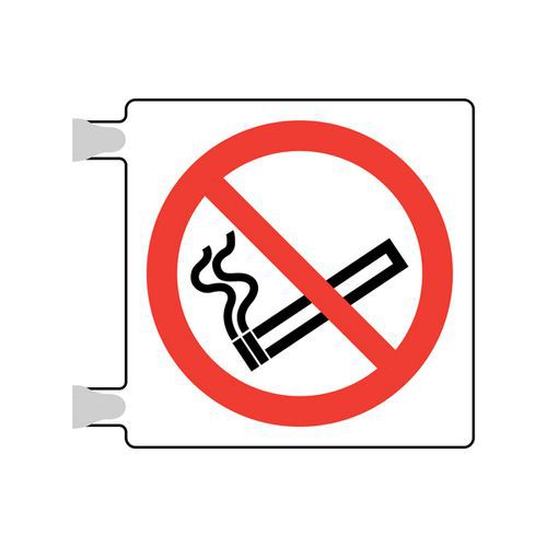 Cartello plexi 3D divieto - vietato fumare - bifacciale,