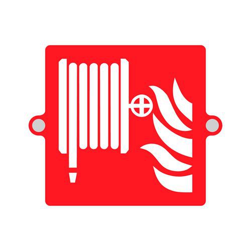 Cartello plexi 3D - lancia antincendio - monofacciale,