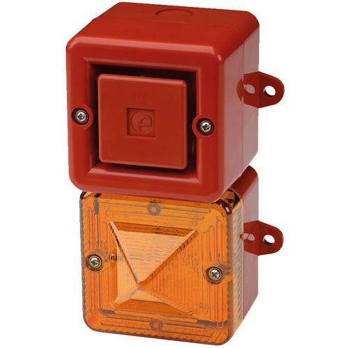 Segnalatore acust/lumin YotelFlash 4 V2 100 dB-Arancione 5J,