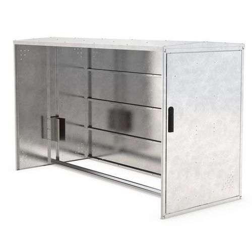 BikeBox 1 Basic AE con parete laterale,