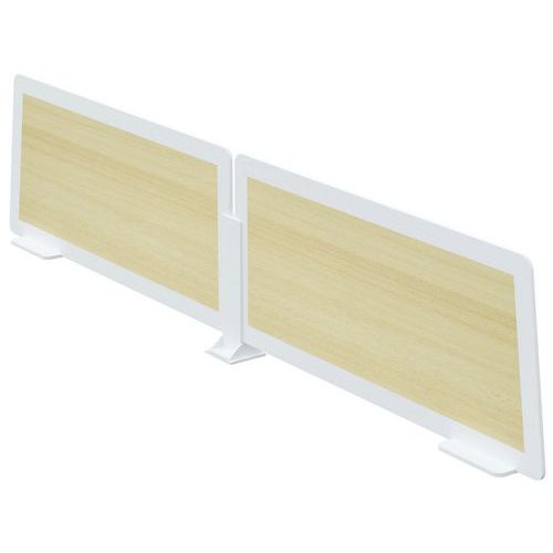 Schermo di separazione - 2 pannelli - 35x60cm faggio,