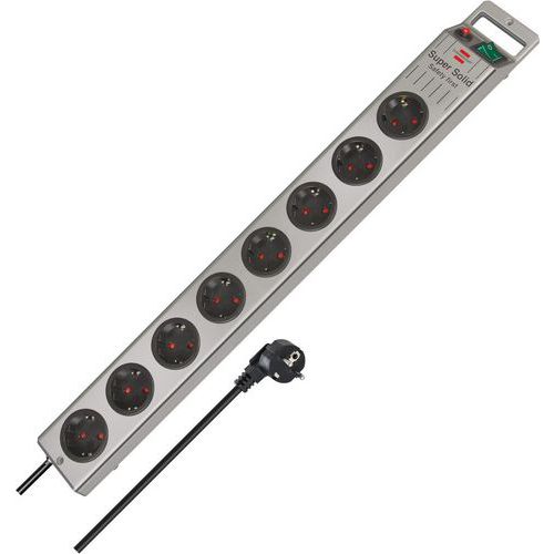 Presa multipla Super-Solid 8 prese con sovratensione,