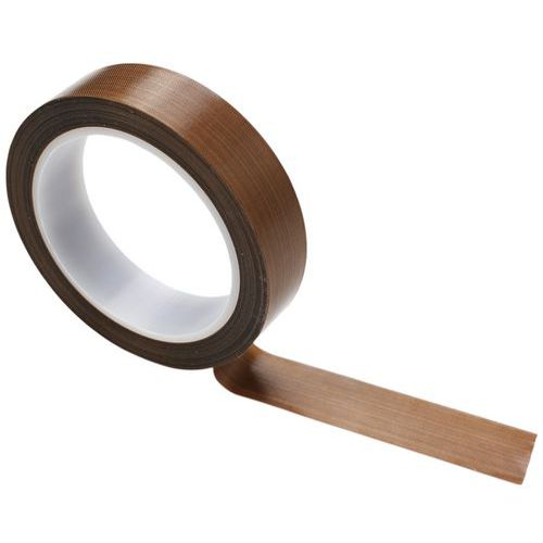 Nastro adesivo in teflon 25mmx20m marrone,