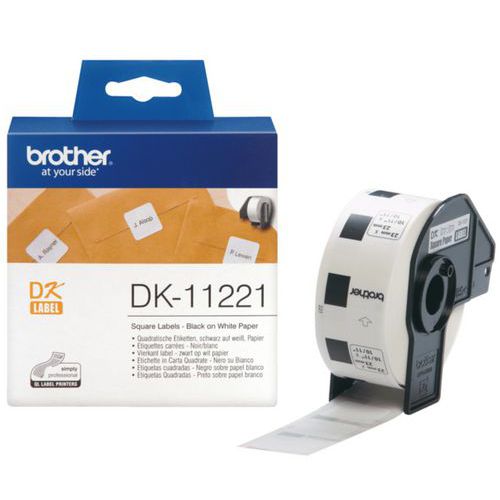 Brother Nero Rotolo Di Etichette, Dk-11221 (23 Mm) - Immagine 6