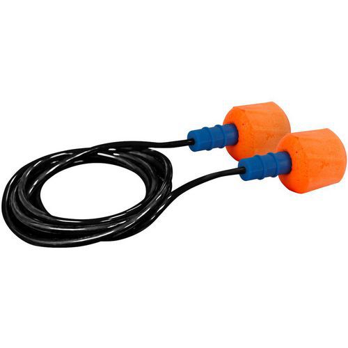 Tappi per le orecchie EZ-Twist™ - Arancione - Con cordino,