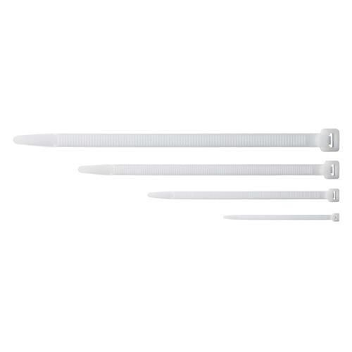 Fascetta serracavi in plastica bianca 2,5 x 130,