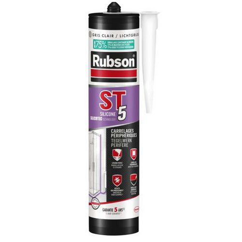 Silicone RUBSON ST 5 per bagni multiuso bianco cart 300mL,