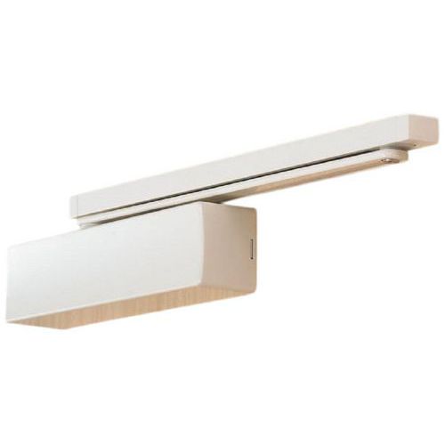 Chiudiporta Bricard 6720011 Forza-Braccio a slitta-Bianco,