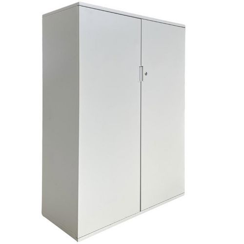 Armadietto ricondizionato altezza media a 2 ante-Grigio,