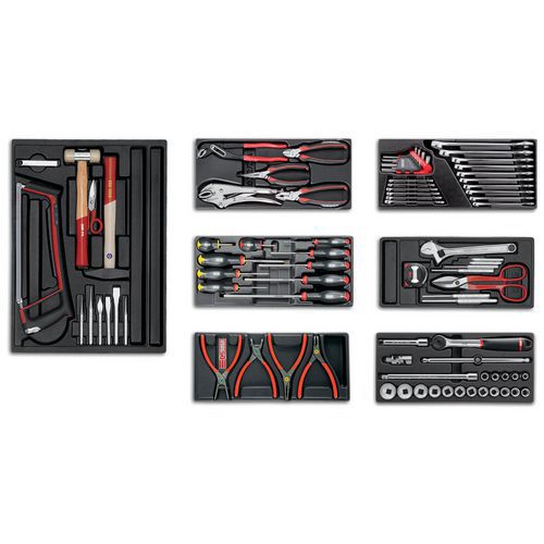 Assortimento INDUSTRIA (86 pz) - 3 cassetti,