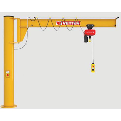 Gru A colonna Su Pusto P=500Kg 3M 3M,