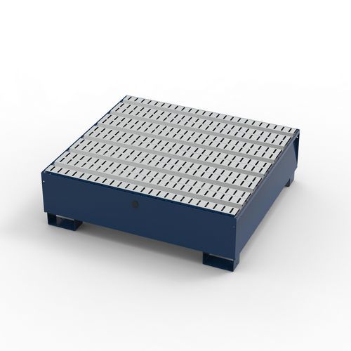 Vasca 4 Fusti Modulare con Doghe 300 L Blu RAL 5010,