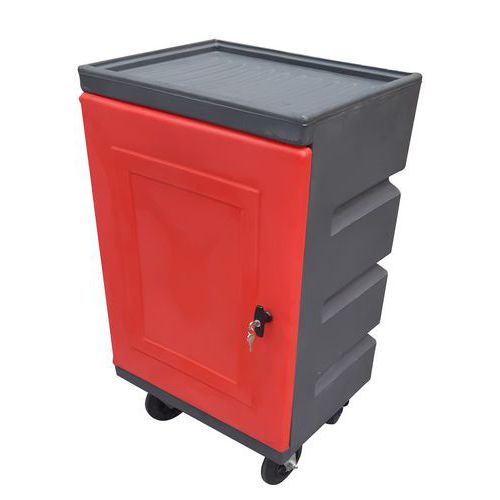 Armadio di sicurezza mobile - 600x470x1040 mm,