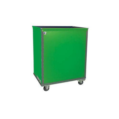 Carrello a livello costante poliprop 650x450mm-25 kg-Verde,