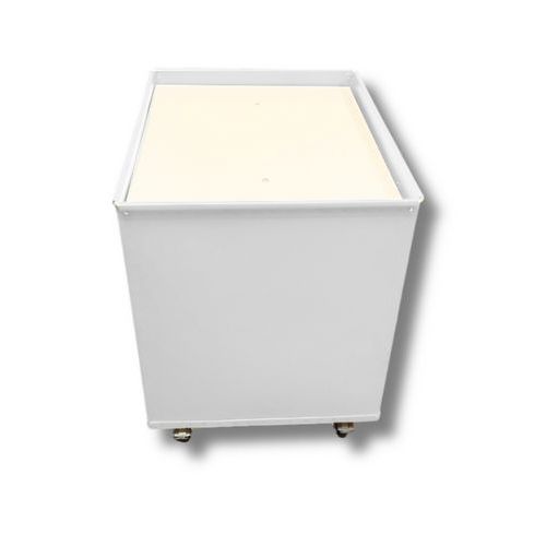 Carrello a livello costante poliprop 650x450mm-50kg-Bianco,
