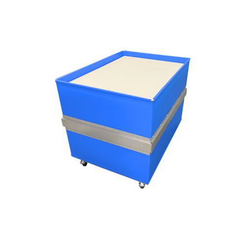 Carrello livello costante polipr 1050x750mm-100kg-Blu Oslo,