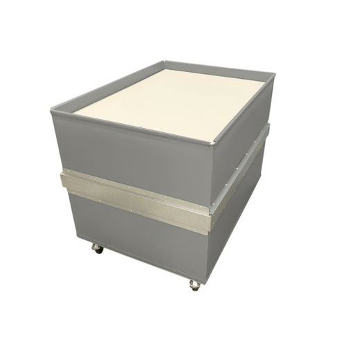 Carrello a livello costante poliprop 1050x750mm-100kg-Grigio,