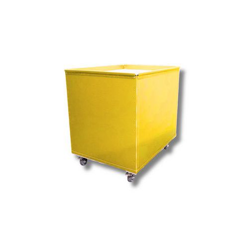 Carrello a livello costante poliprop 850x650mm-50 kg-Giallo,