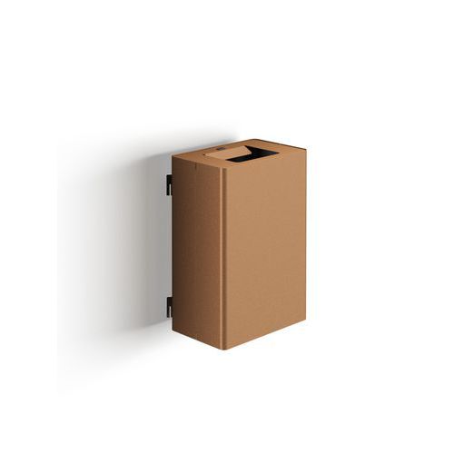 Cestino murale a singolo scomparto - 35 L corten,